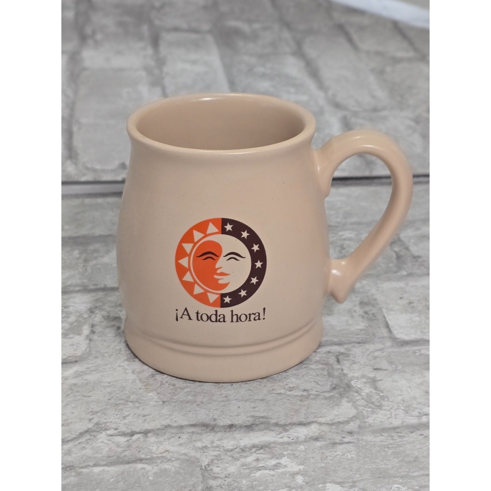 Rare Vintage Mister Donut Beige A Toda‎ Hora Coffee Mug by Dona Fresa